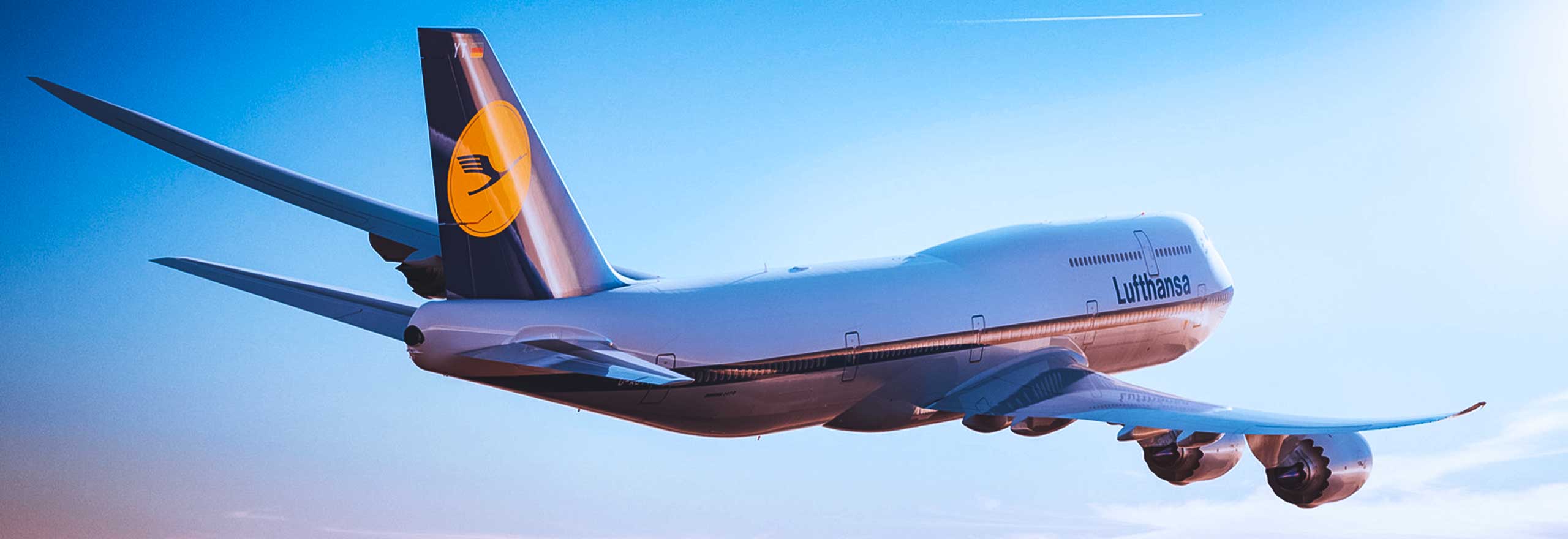 Lufthansa aircraft in flight